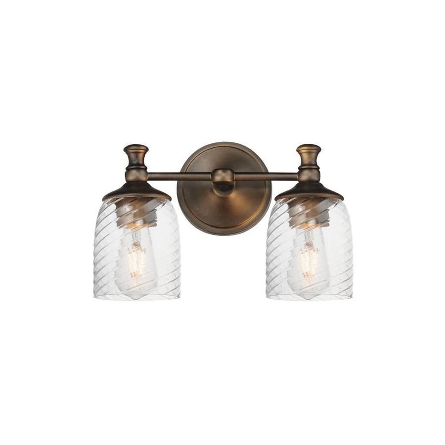Maxim Lighting 21352CRANB Swirl 14 Inch Bathroom Vanity - Antique Bronze