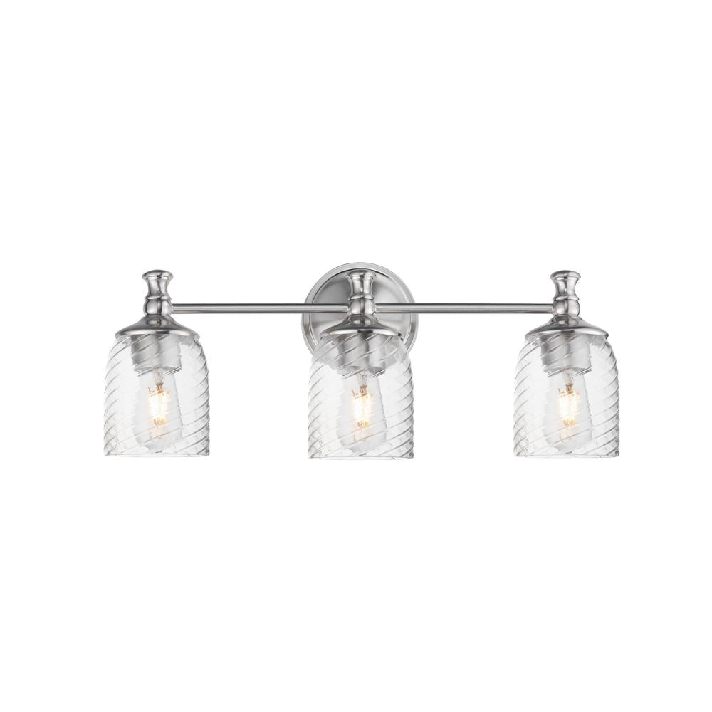 Maxim Lighting 21353CRSN Swirl 23 Inch Bathroom Vanity - Satin Nickel