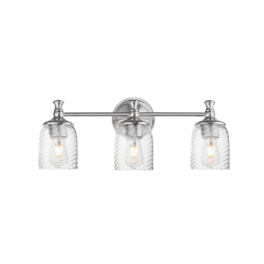 Maxim Lighting 21353CRSN Swirl 23 Inch Bathroom Vanity - Satin Nickel