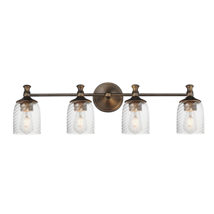 Maxim Lighting 21354CRANB Swirl 32.5 Inch Bathroom Vanity - Antique Bronze