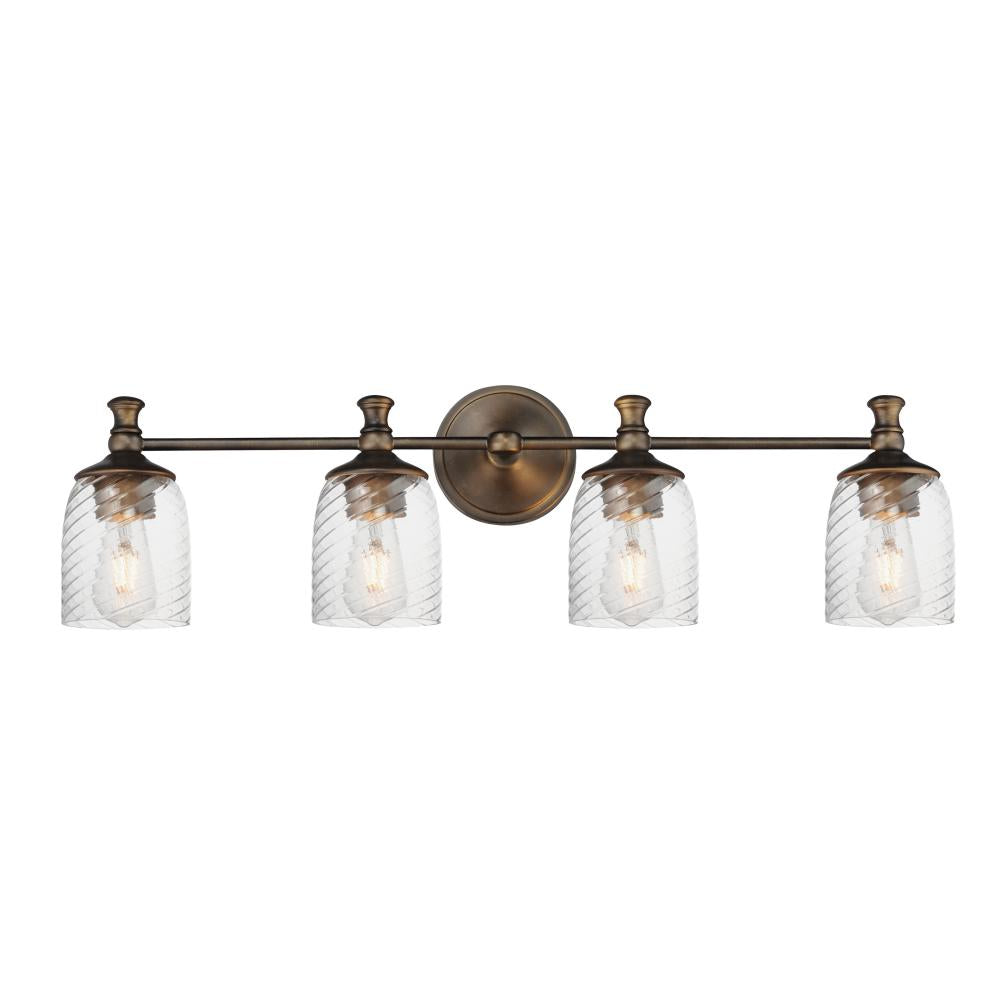 Maxim Lighting 21354CRANB Swirl 32.5 Inch Bathroom Vanity - Antique Bronze