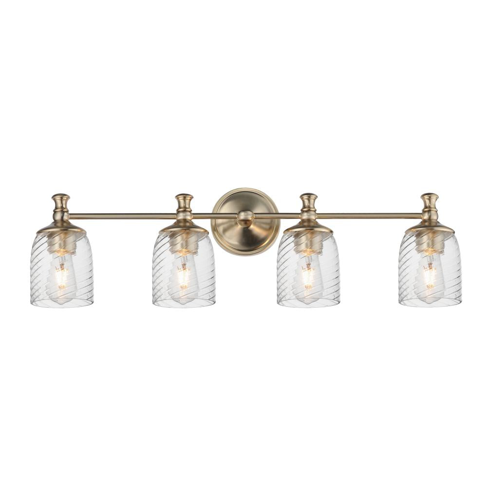 Maxim Lighting 21354CRSCH Swirl 32.5 Inch Bathroom Vanity - Satin Champagne