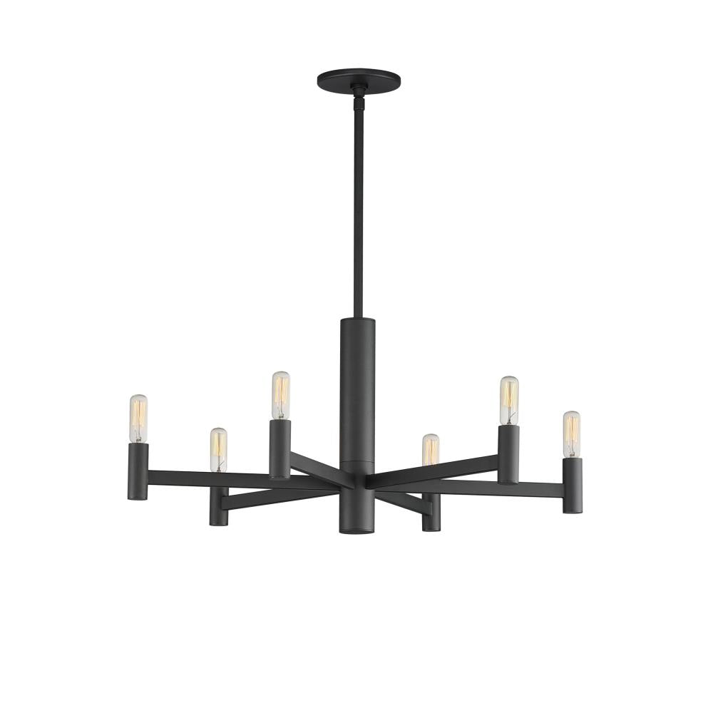 Maxim Lighting 21366BK Emana 25.5 Inch Chandelier – Black
