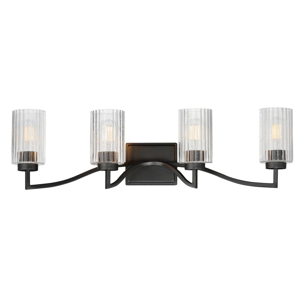 Maxim Lighting 21374CRBK Rigata 32.25 Inch Bathroom Vanity - Black