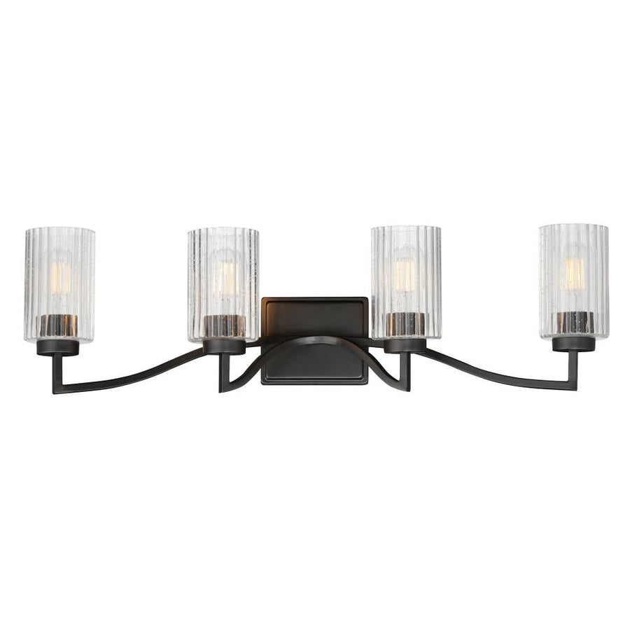 Maxim Lighting 21374CRBK Rigata 32.25 Inch Bathroom Vanity - Black