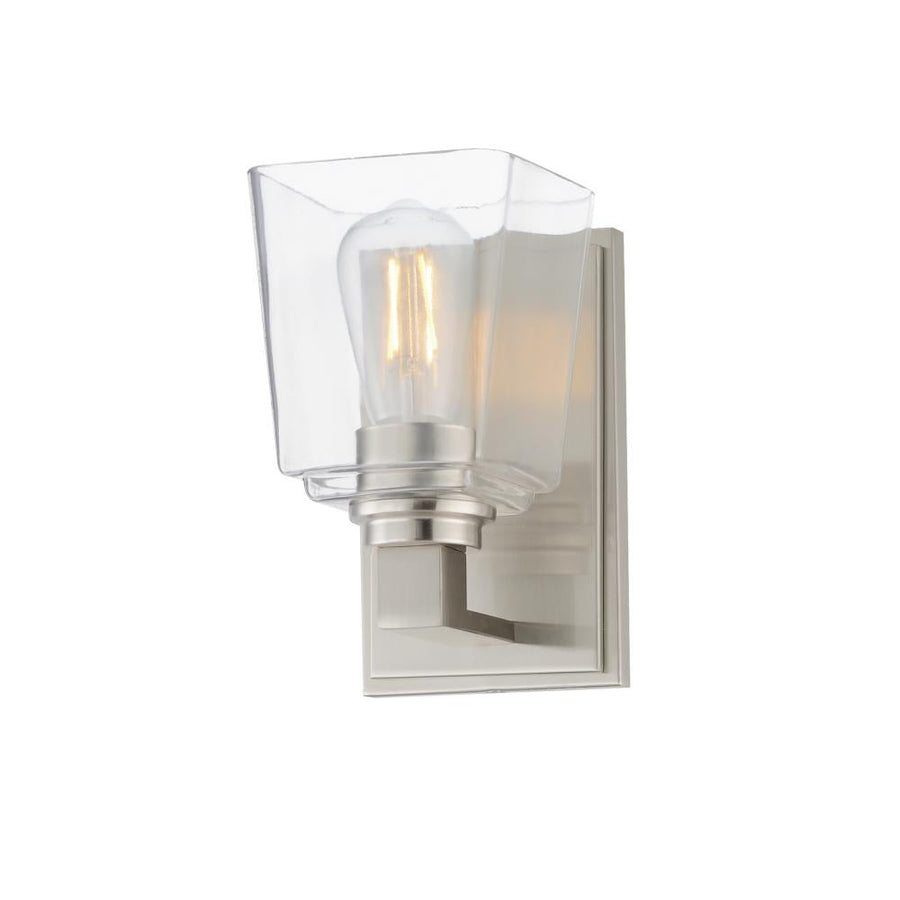 Maxim Lighting 21381CLSN Cubos 4.75 Wall Sconce - Satin Nickel