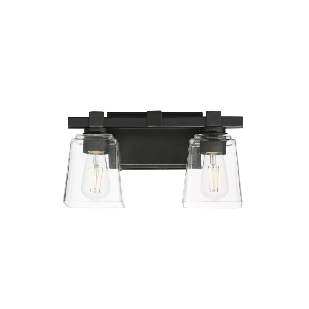 Maxim Lighting 21382CLBK Cubos 14 Wall Sconce - Black