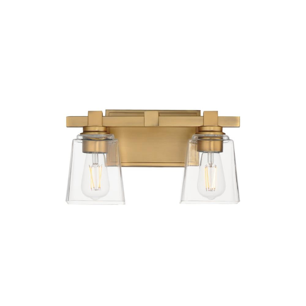 Maxim Lighting 21382CLNAB Cubos 14 Wall Sconce - Natural Aged Brass
