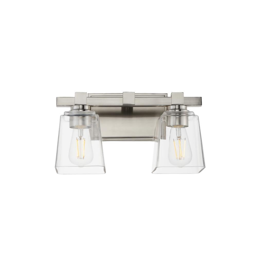 Maxim Lighting 21382CLSN Cubos 14 Inch Bathroom Vanity - Satin Nickel