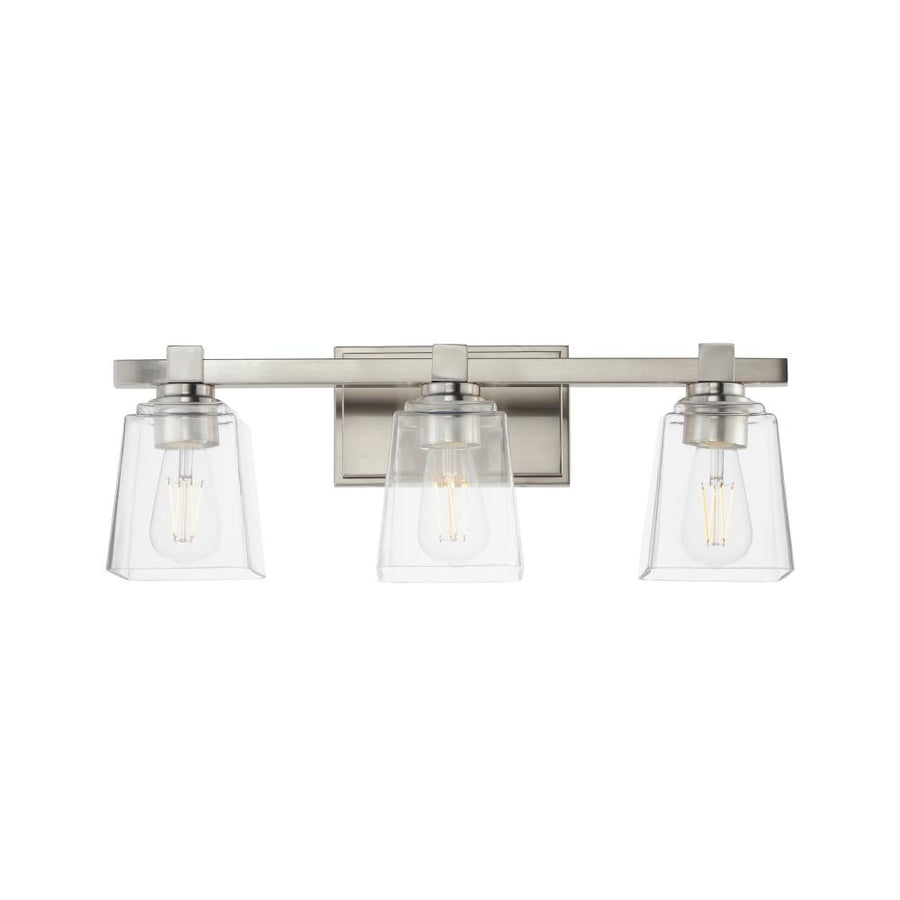 Maxim Lighting 21383CLSN Cubos 22.25 Inch Bathroom Vanity - Satin Nickel