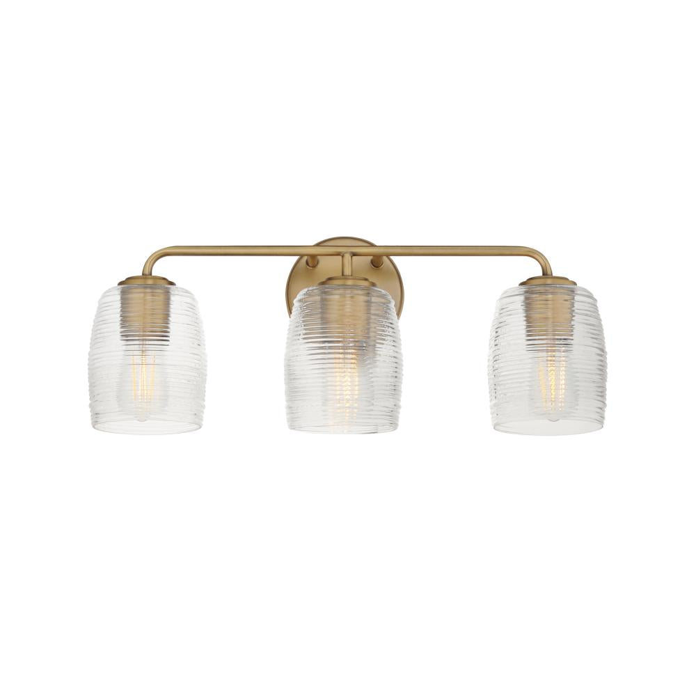 Maxim Lighting 21413CRNAB Honey 22 Inch Bathroom Vanity - Natural Aged Brass