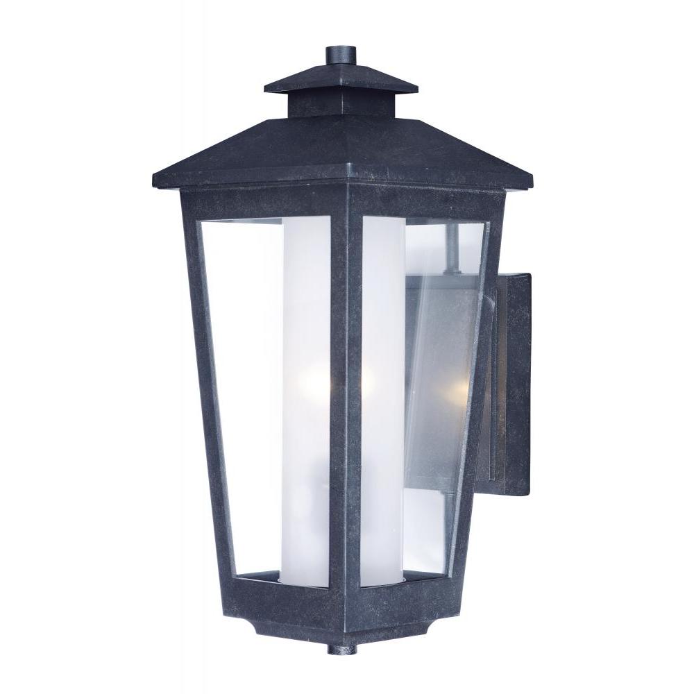 Maxim Lighting 2142CLFTAT Aberdeen 7 Inch Outdoor Wall Lantern – Artesian Bronze
