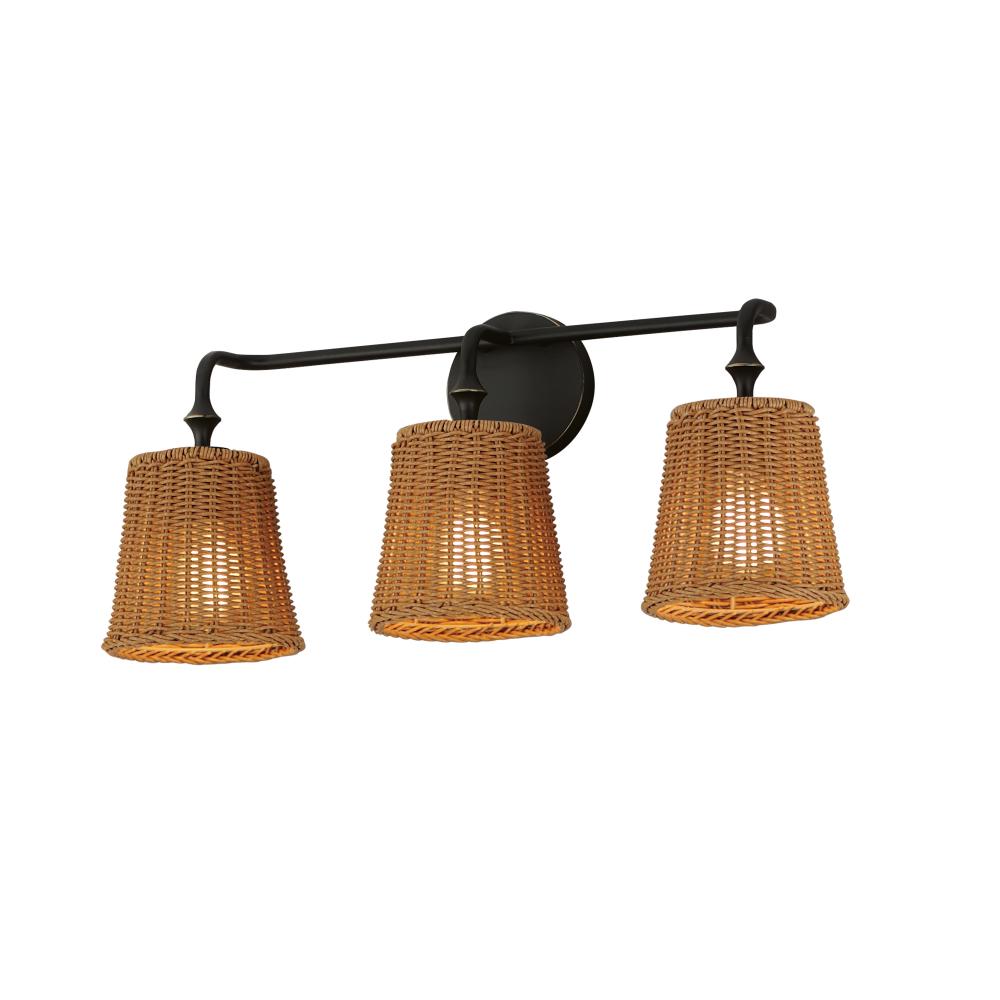 Maxim Lighting 21483NADBZ Baja 24.25 Inch Bathroom Vanity - Dark Bronze