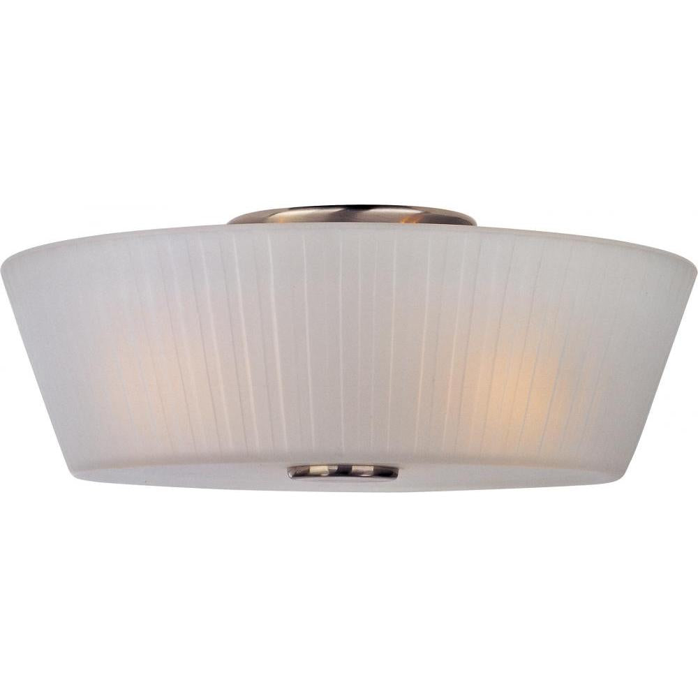 Maxim Lighting 21500FTSN Finesse 13.25 Inch Flush Mount Light – Satin Nickel