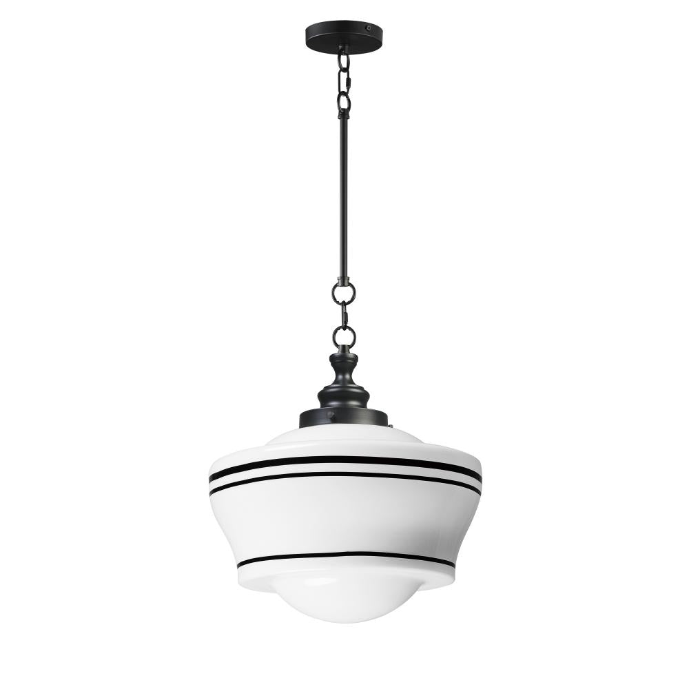 Maxim Lighting 21533WTBK Eureka 15.75 Inch Semi Flush Mount Light – Black