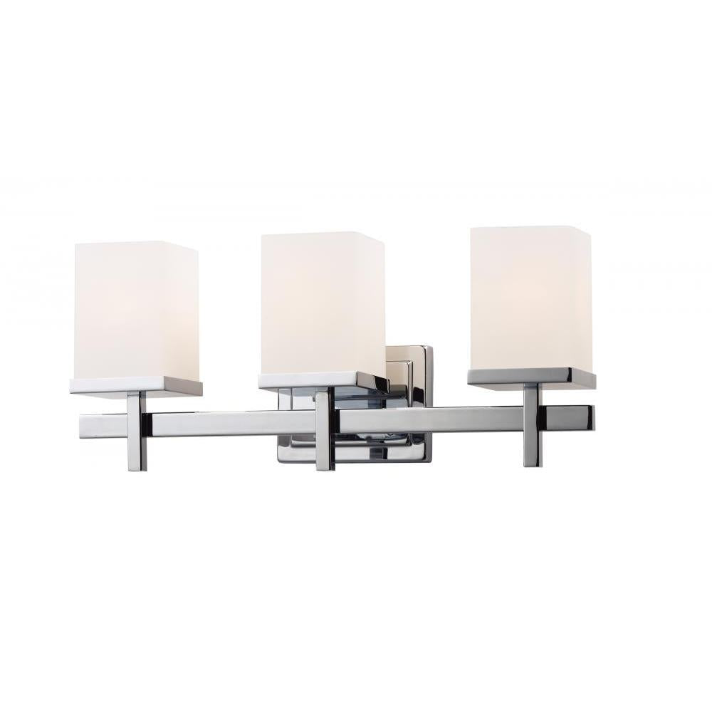 Maxim Lighting 2153SWPC Tetra 22 Inch 3 Light Bathroom Vanity - Polished Chrome