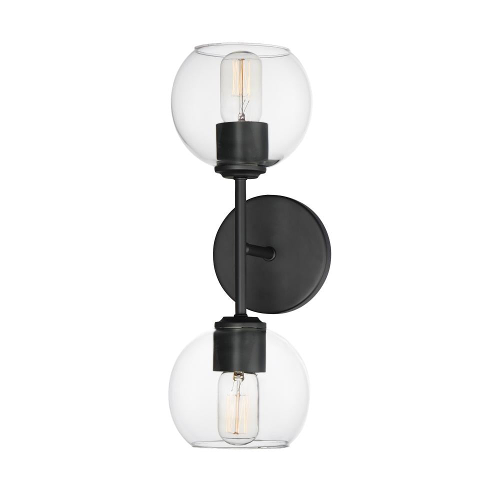Maxim Lighting 21632CLBK Knox 17 Wall Sconce - Black