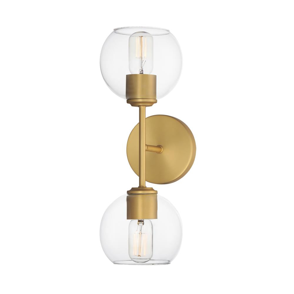 Maxim Lighting 21632CLNAB Knox 17 Wall Sconce - Natural Aged Brass