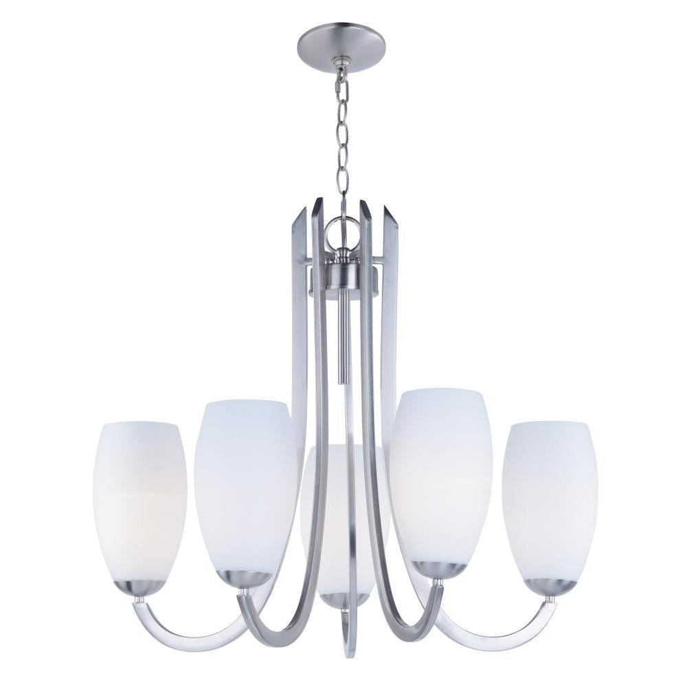 Maxim Lighting 21655SWSN Taylor 27.5 Inch Chandelier – Satin Nickel