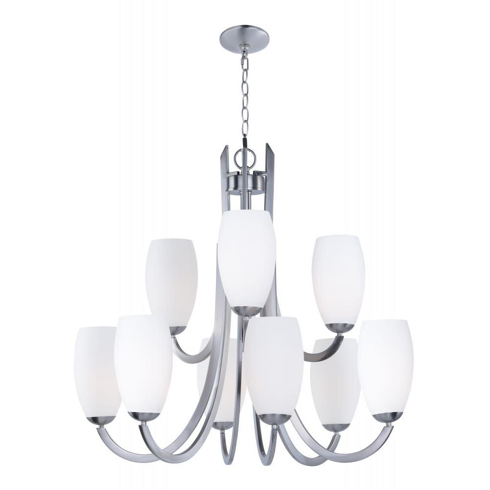 Maxim Lighting 21657SWSN Taylor 31.5 Inch Chandelier – Satin Nickel