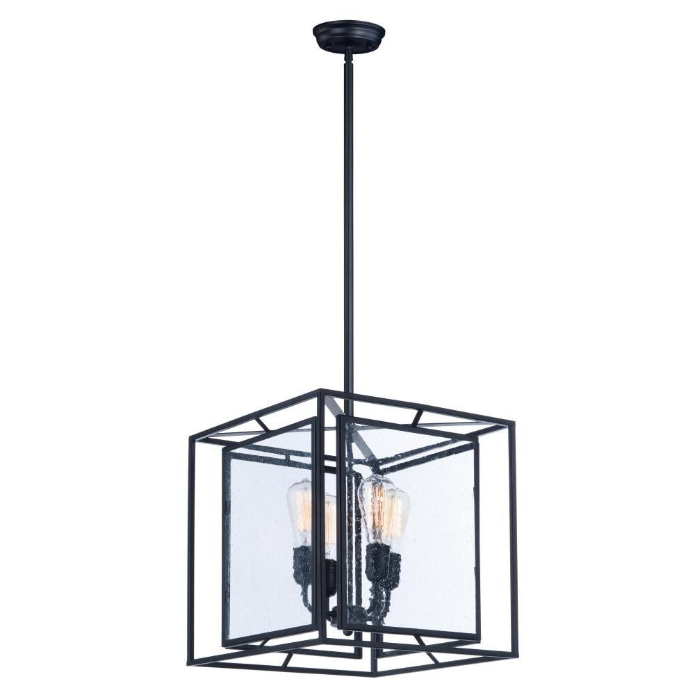 Maxim Lighting 21675CDBK Era 15.75 Inch 4 Light Pendant – Black