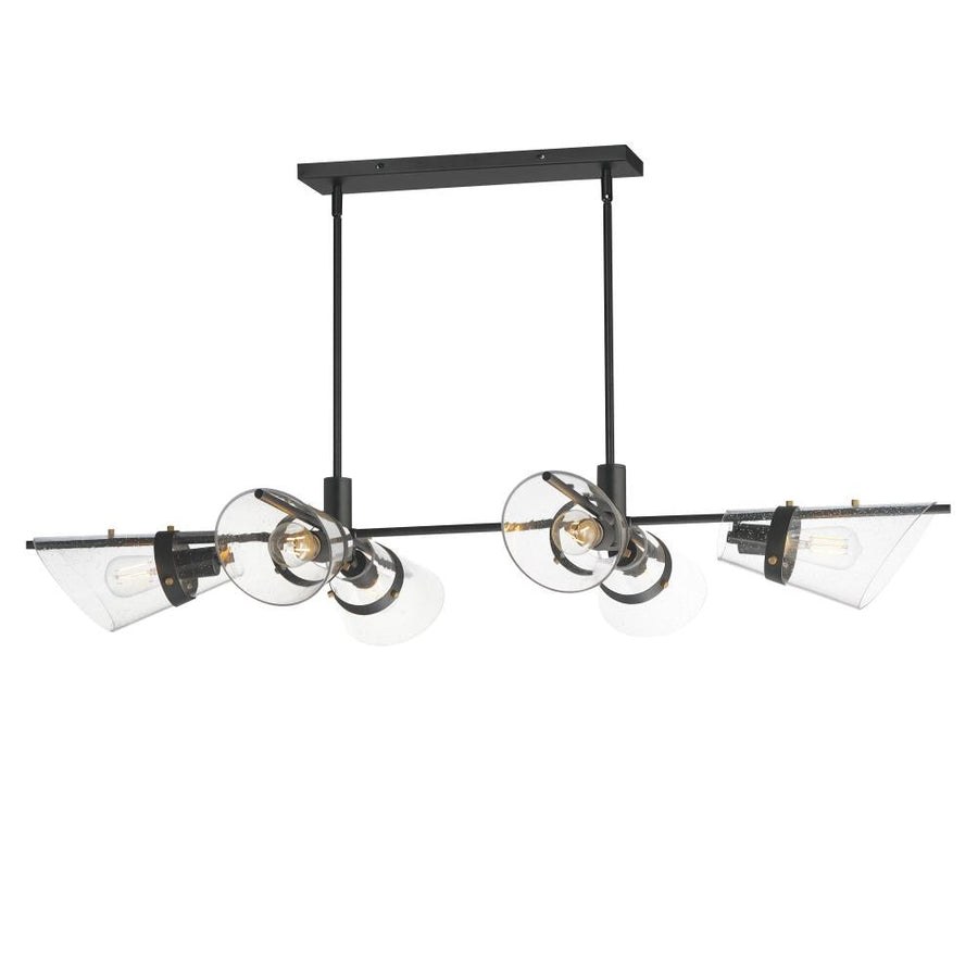 Maxim Lighting 21726CDDBZAB Finch 27.75 Inch Linear Pendant – Dark Bronze/Antique Brass