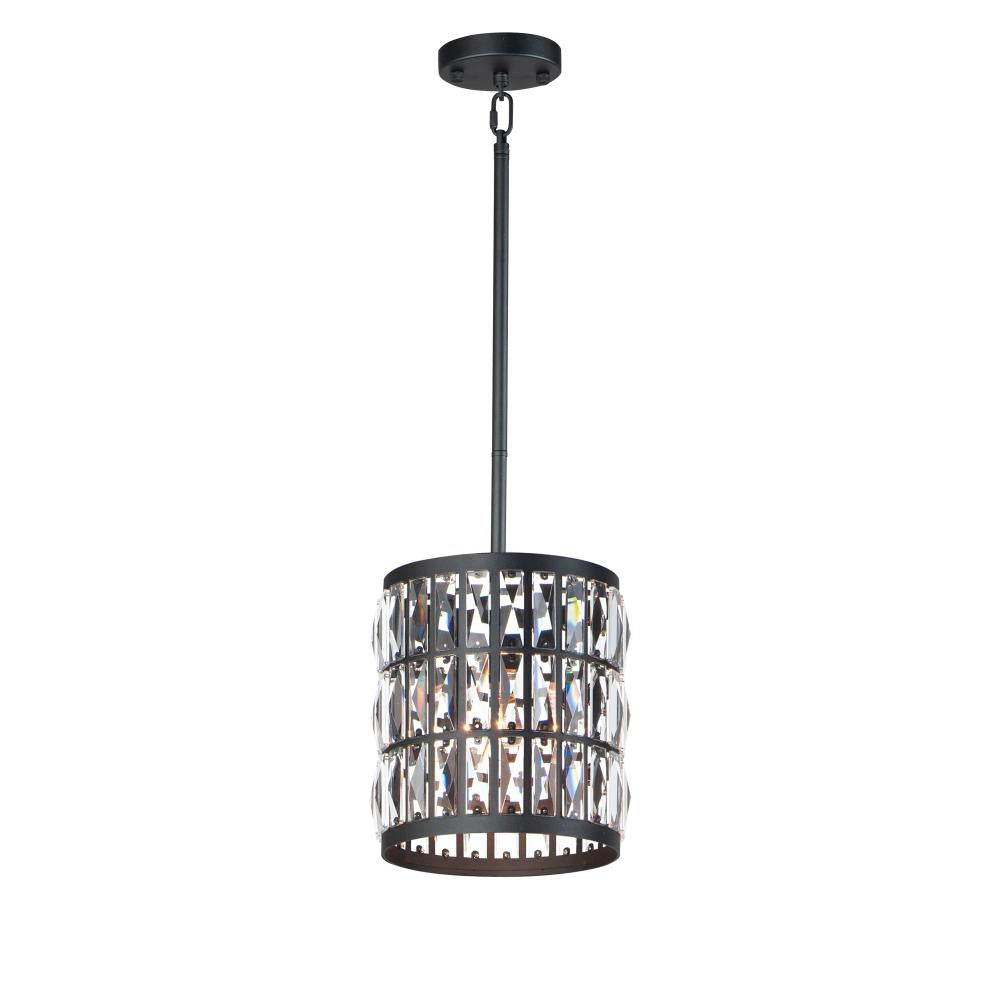 Maxim Lighting 21819BCBK Madeline 10 Inch Mini Pendant – Black