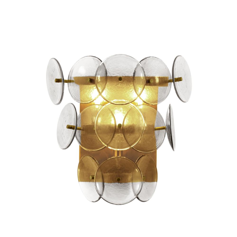 Maxim Lighting 21820TCWBR Loren 15 Wall Sconce - Weathered Brass