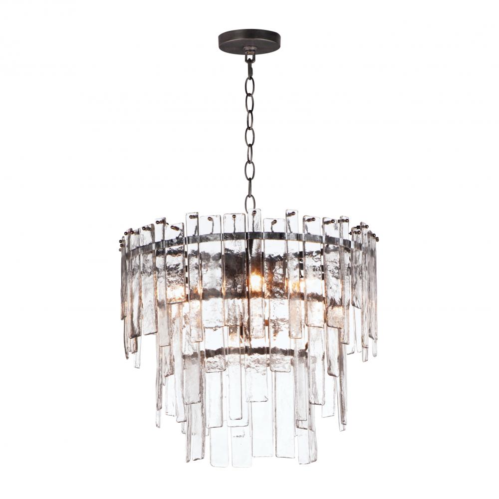 Maxim Lighting 21835AGDBZ Warren 24 Inch 9 Light Pendant – Dark Bronze