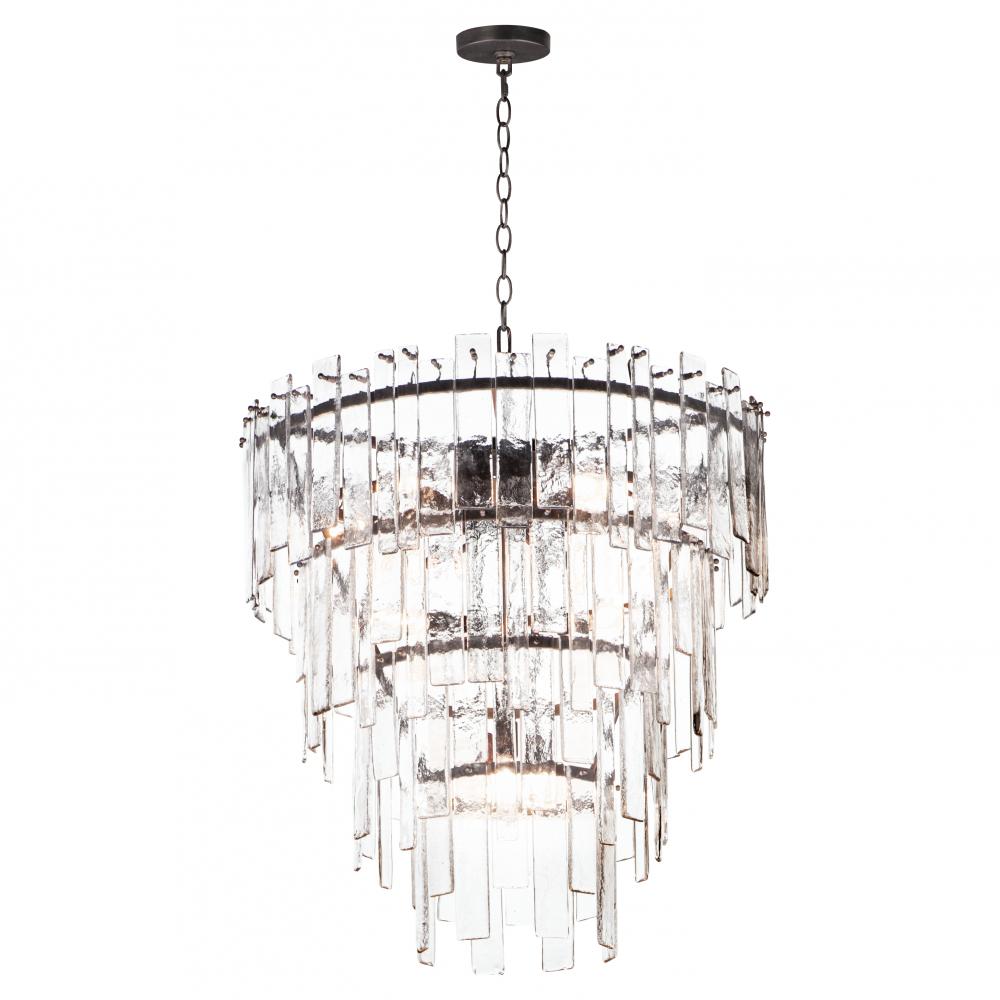 Maxim Lighting 21837AGDBZ Warren 30 Inch 12 Light Pendant – Dark Bronze