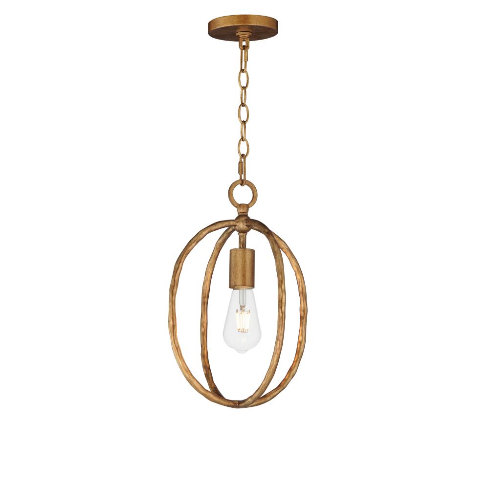 Maxim Lighting 21841EG Martel 10 Inch Mini Pendant – Etruscan Gold