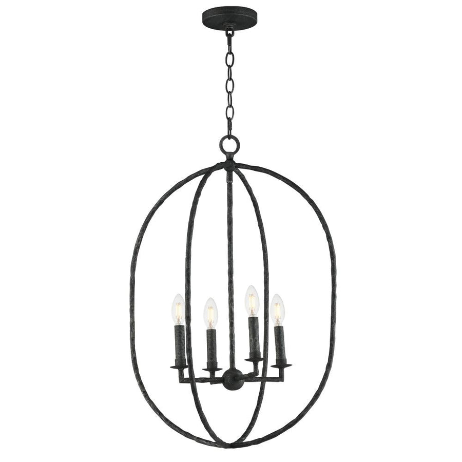 Maxim Lighting 21843BS Martel 20 Inch 4 Light Pendant – Blacksmith