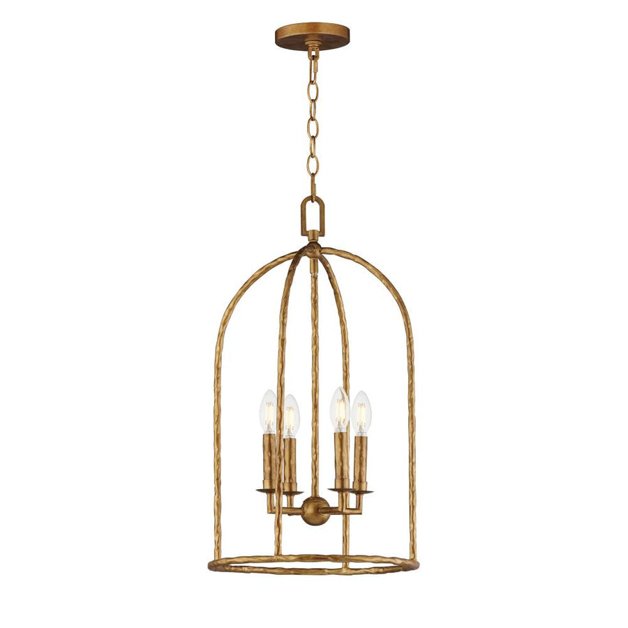 Maxim Lighting 21844EG Martel 14 Inch 4 Light Pendant – Etruscan Gold