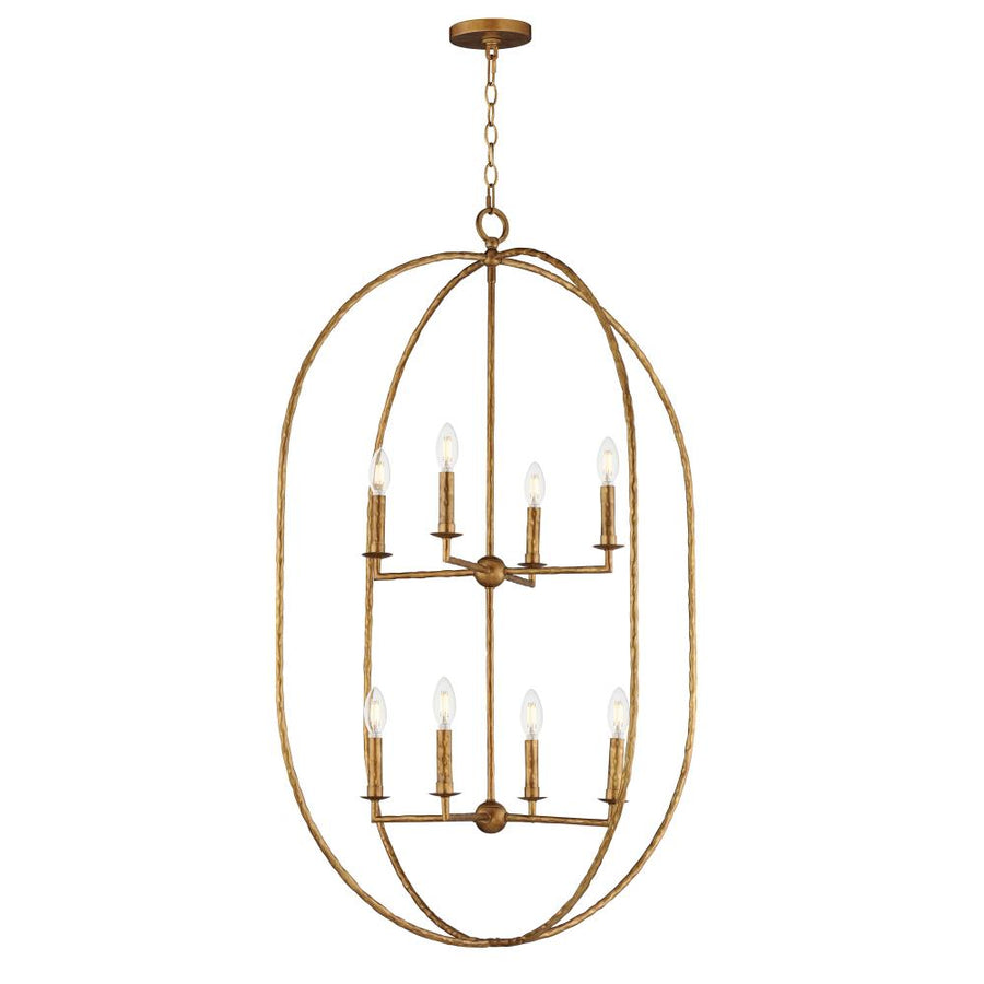 Maxim Lighting 21849EG Martel 30 Inch 8 Light Pendant – Etruscan Gold