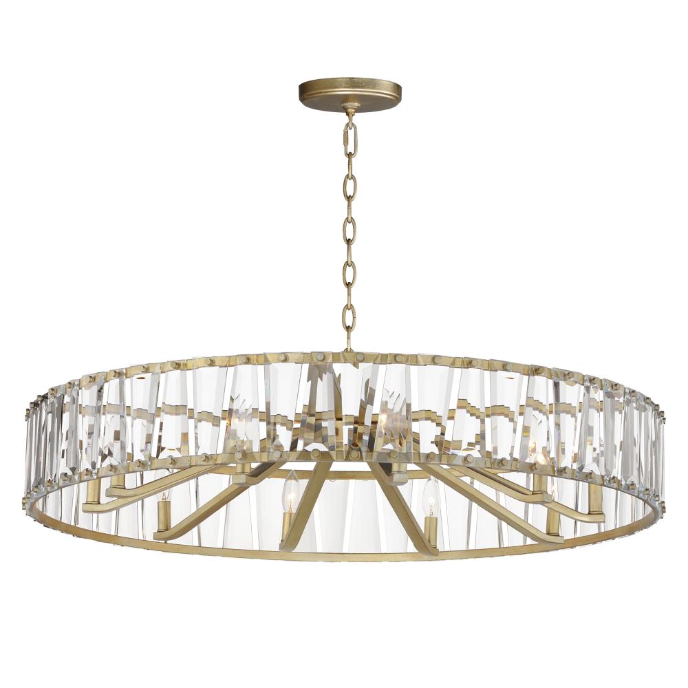 Maxim Lighting 21869BCGS Odeon 4 Inch Chandelier – Golden Silver