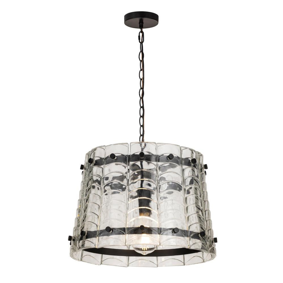 Maxim Lighting 21871CLBZ Ruche 16 Inch Semi Flush Mount Light – Bronze