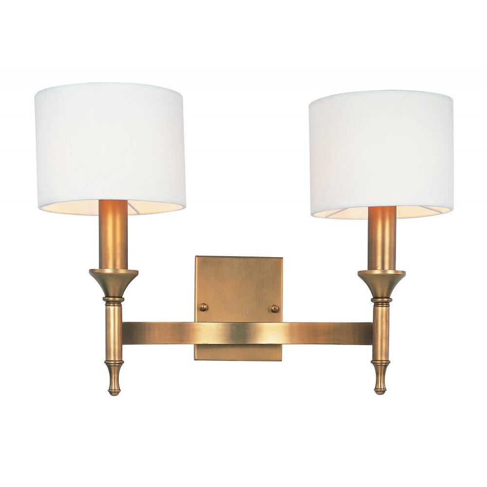 Maxim Lighting 22379OMNAB Fairmont 18 Wall Sconce - Natural Aged Brass