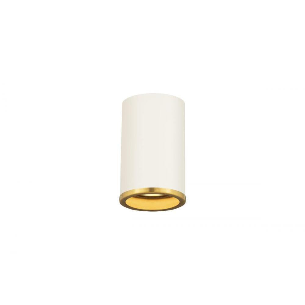 1 Light Flush Mount Light-Matte White