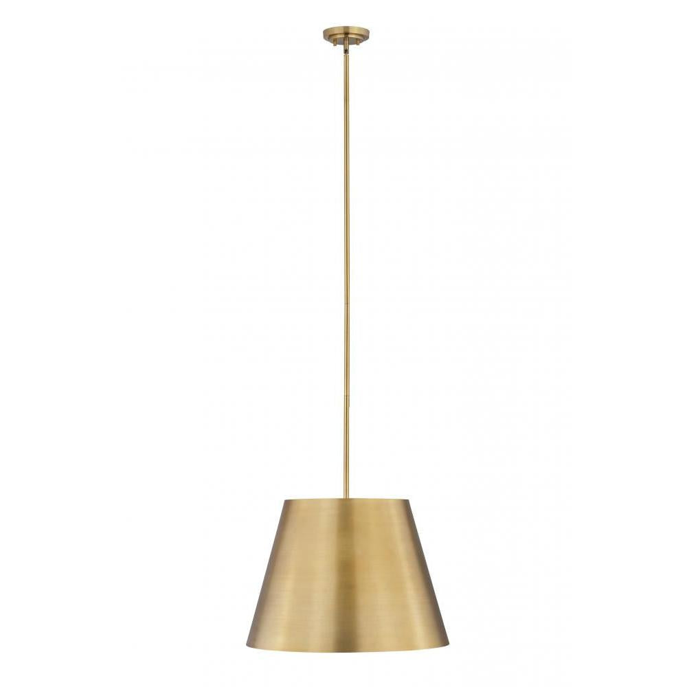 1 Light Pendant-Rubbed Brass