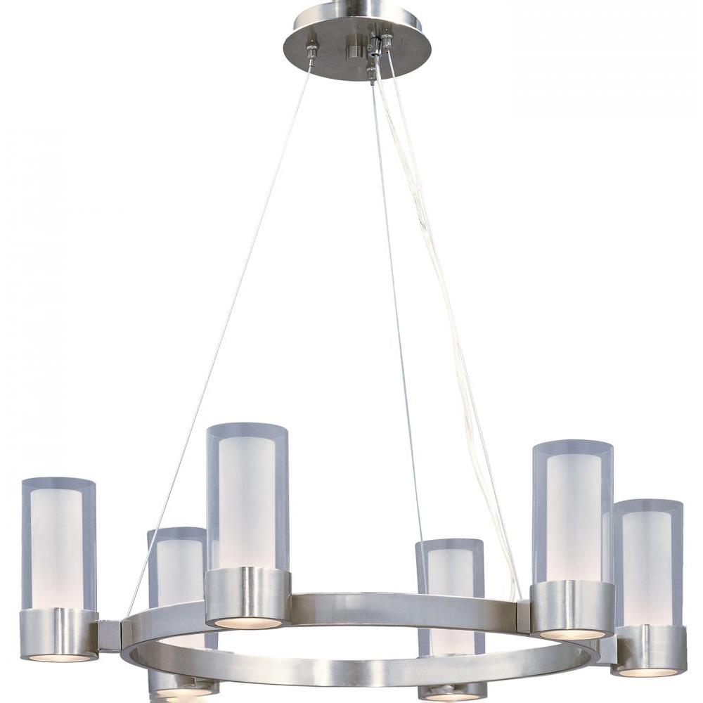 Maxim Lighting 23077CLFTPC/BUL Silo 27 Inch Semi Flush Mount Light – Polished Chrome