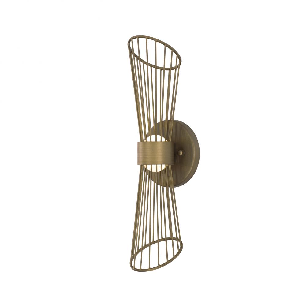 Maxim Lighting 24171NAB Zeta 4.75 Wall Sconce - Natural Aged Brass