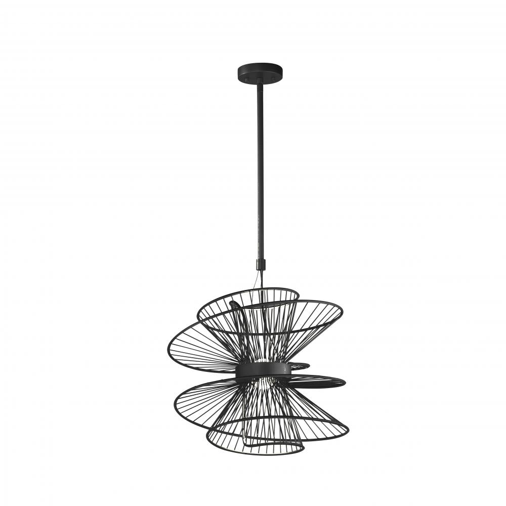 Maxim Lighting 24174BK Zeta 20 Inch Pendant – Black