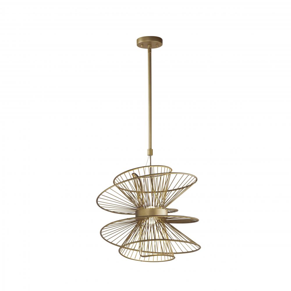 Maxim Lighting 24174NAB Zeta 20 Inch Pendant – Natural Aged Brass