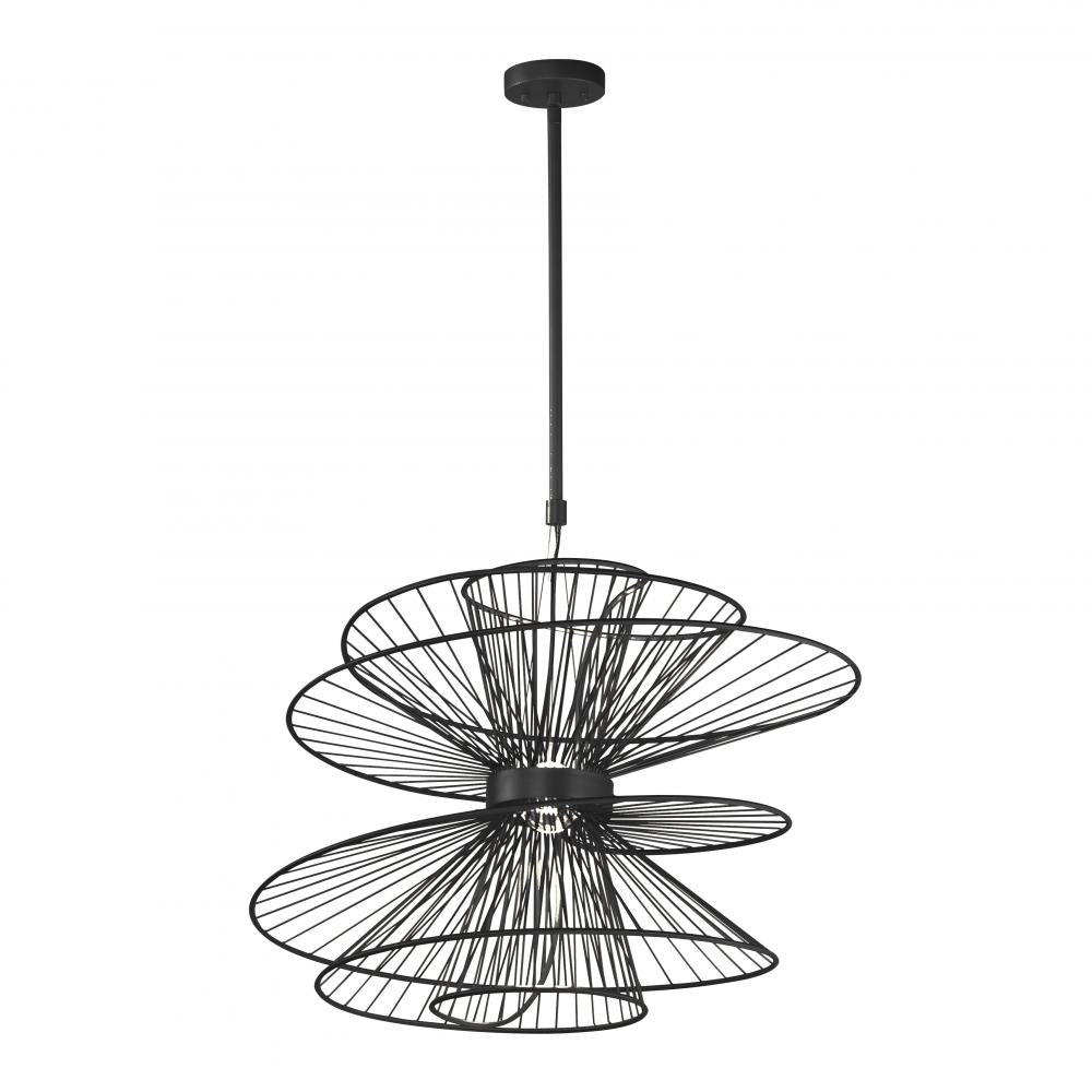 Maxim Lighting 24176BK Zeta 26 Inch Pendant – Black