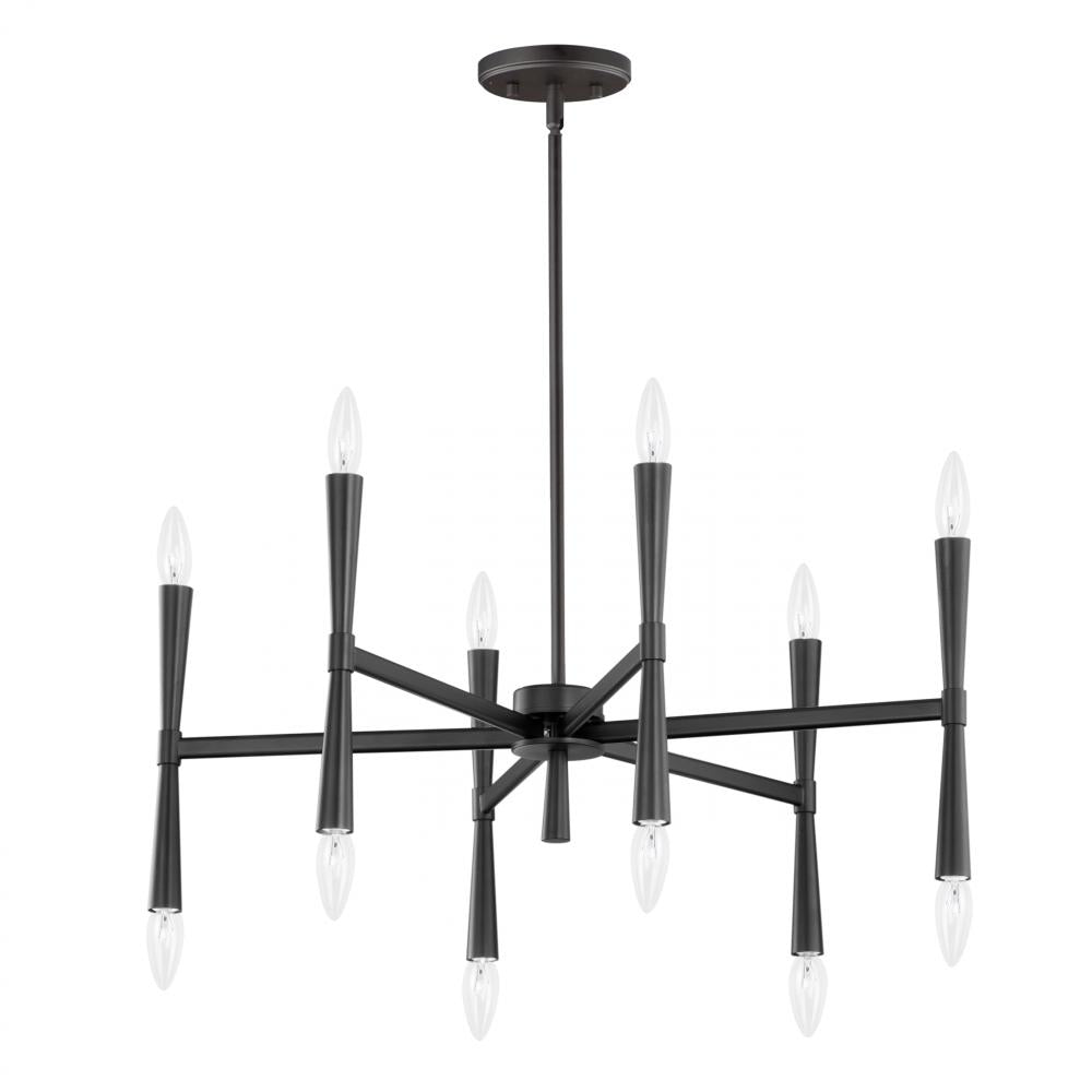 Maxim Lighting 24626BK Rome 29.25 Inch Chandelier – Black