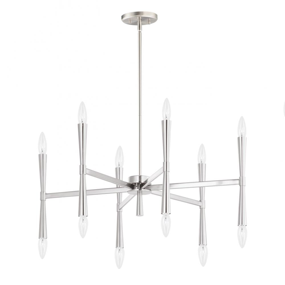 Maxim Lighting 24626SN Rome 29.25 Inch Chandelier – Satin Nickel