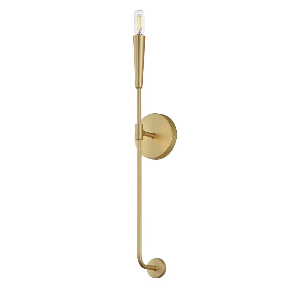 Maxim Lighting 24811SBR Vela 5 Wall Sconce - Satin Brass