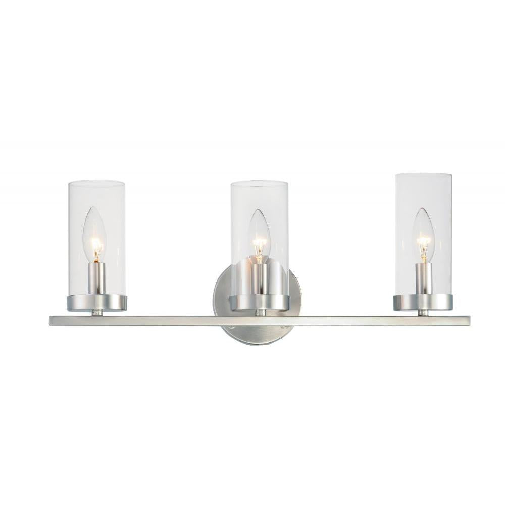 Maxim Lighting 25257CLSN Sentinel nan Bathroom Vanity - Satin Nickel