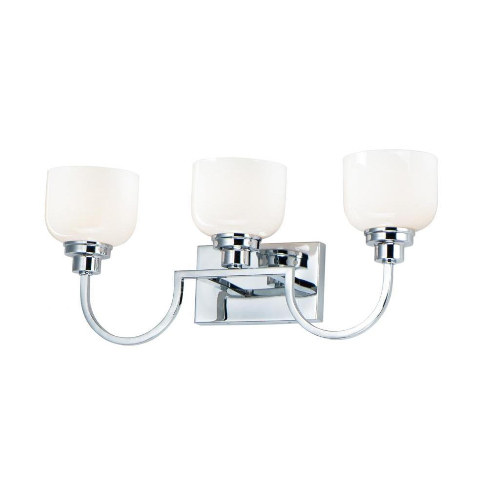 Maxim Lighting 26063WTPC Swale 24.75 Inch Bathroom Vanity - Polished Chrome