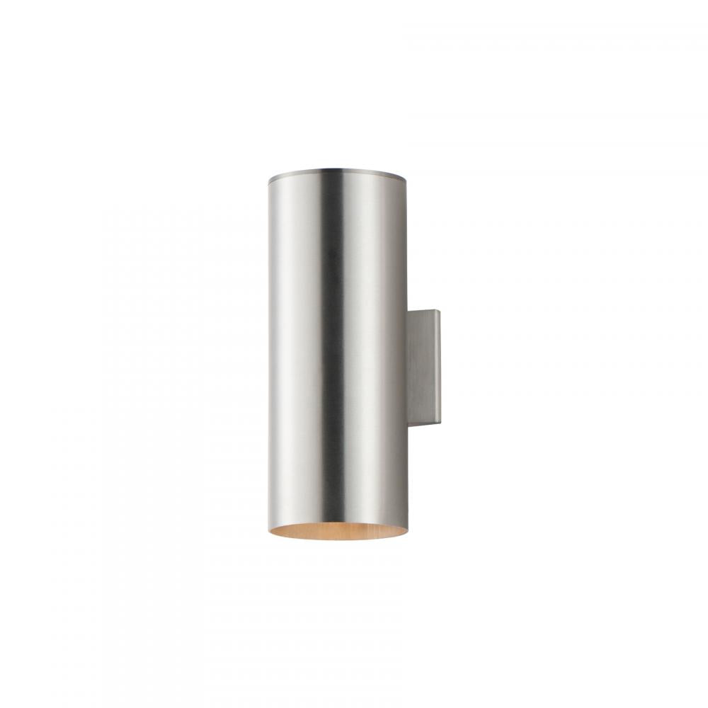 Maxim Lighting 26103AL Outpost 5 Inch Outdoor Wall Lantern – Brushed Aluminum